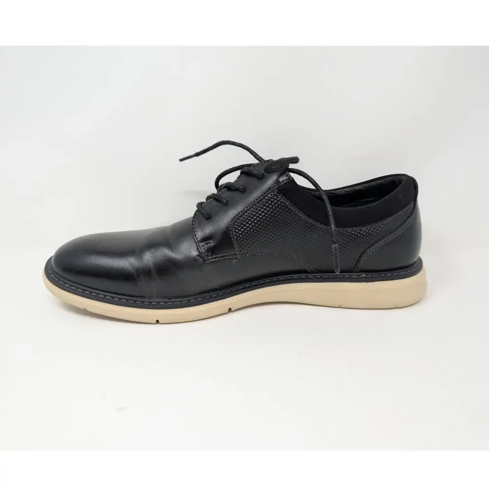 Nunn Bush SmartScent Bloom Black Oxford Dress Shoes 8.5M Comfort Sole